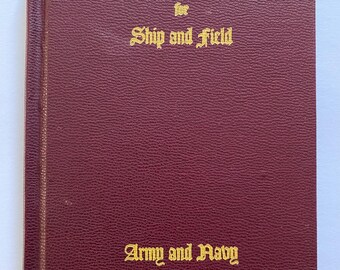 1942 WWII Song and Service Book: US Army & Navy Hymns