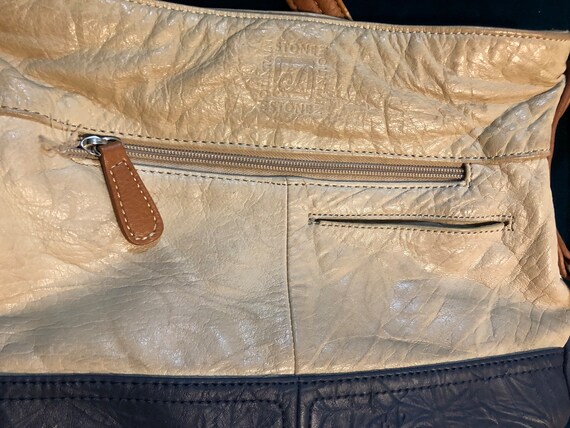 Leather Stone Mountain Handbag - image 7