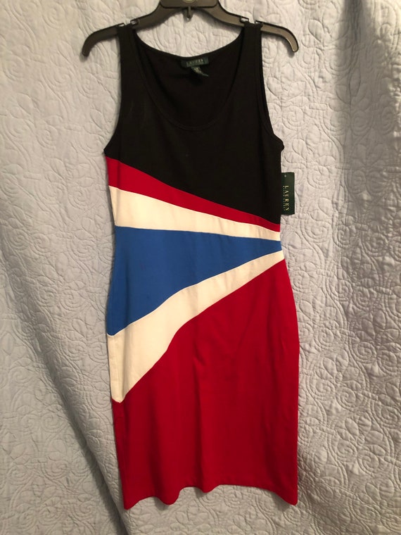Ladies NOS Vintage Ralph Lauren Tank Dress
