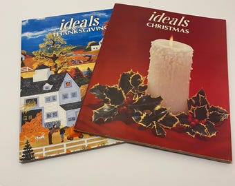Ideals Christmas 1984/ Ideals Thanksgiving 2000 Magazines