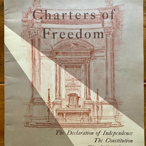1952 Edition of The Charters of Freedom, National Archives Publication No. 53-14, Declaration of Independence, Constitution, Bill of Rights