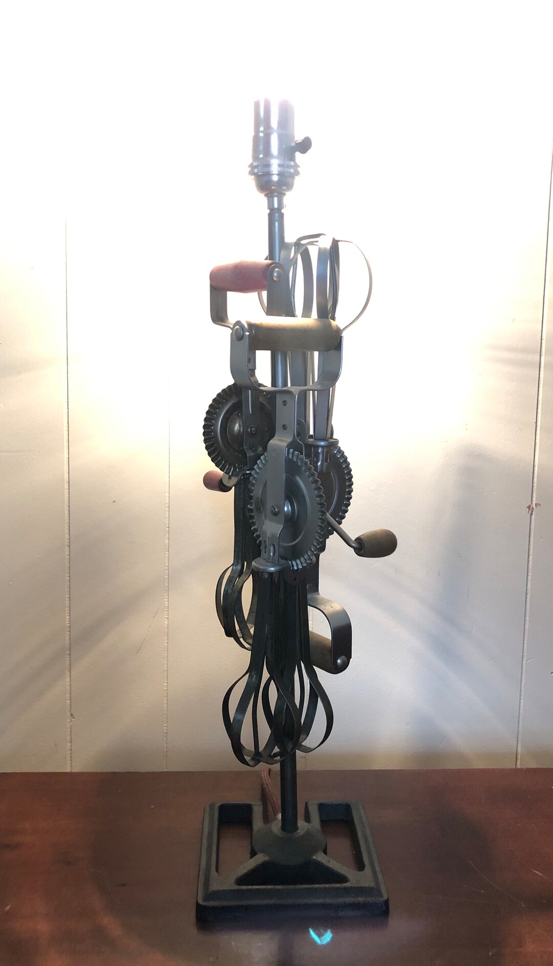 Upcycled Vintage Kitchen Mixer Lamp by Moss Studios Etsy