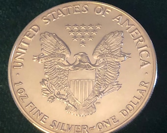 1987 American Silver Eagle/ Walking Liberty Silver Dollar - Etsy