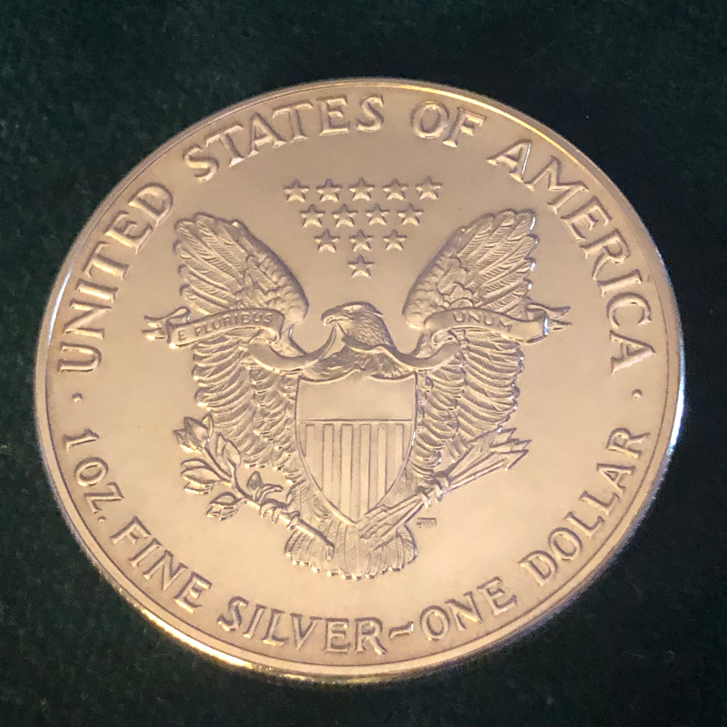 1987 American Silver Eagle/ Walking Liberty Silver Dollar - Etsy