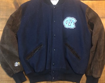 Vintage DeLong UNC Tarheels Letterman’s Jacket, University of North Carolina at Chapel Hill