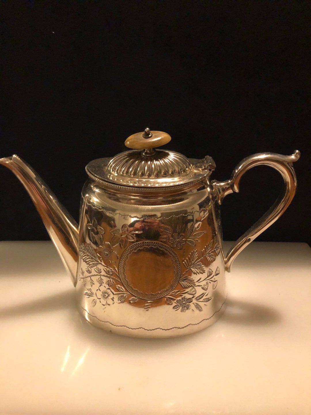 1860 Britannia EPBM Silverplate Teapot Etsy