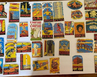 Repop MCM 40 Plus Travel and Road Trip Decals/Bumper Stickers