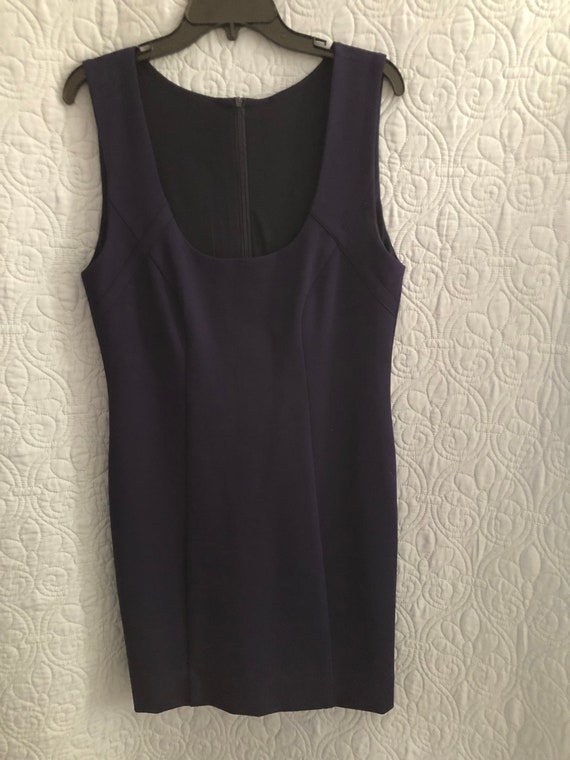 Vintage Couture Navy Dress