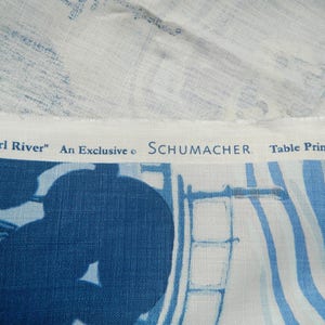 Schumacher PEARL RIVER in BLUES - Decorative Throw Pillow Euro Sham ...