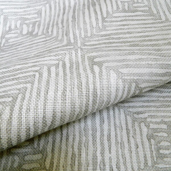 Mark Alexander Malian Silverbirch-Decorative Throw Pillow Euro Sham Lumbar Pillow Cover 100% Hand Printed Linen Made to Order UK