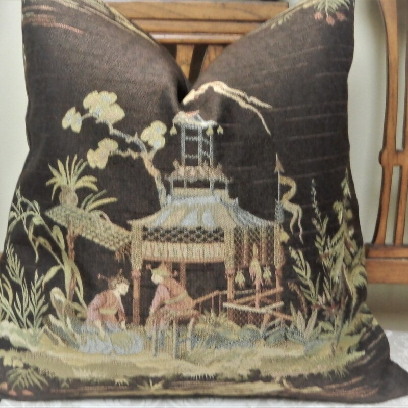 Chinoiserie Pillow Covers - Etsy