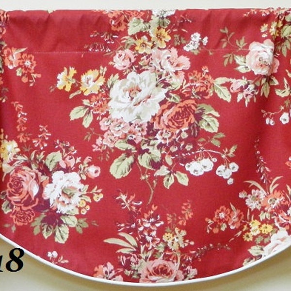 4 Rideaux Waverly Emma's Garden - Rose Des Bois Classique Floral En Coton Naturel