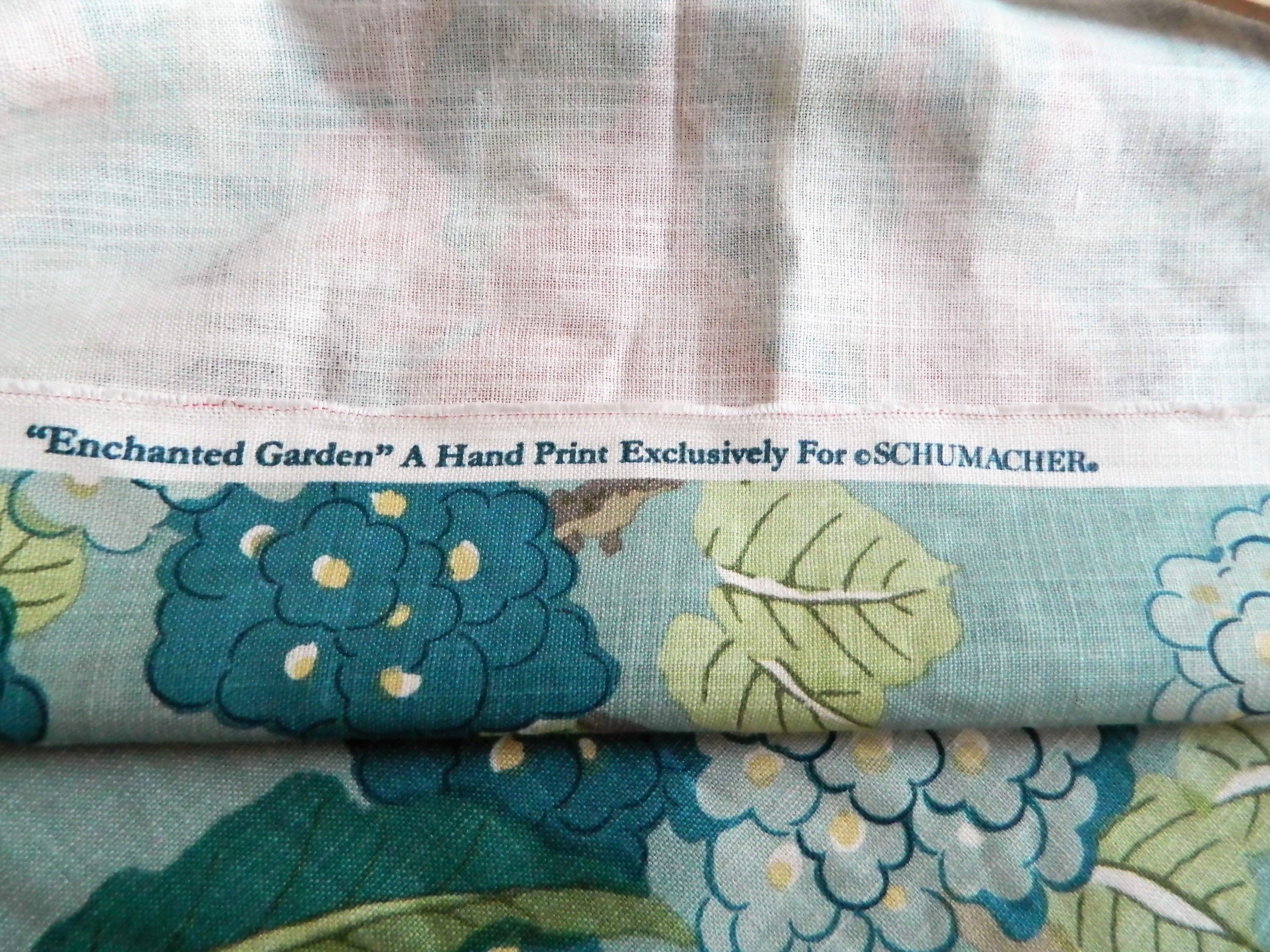 Schumacher enchanted Garden in Aqua-decorative - Etsy