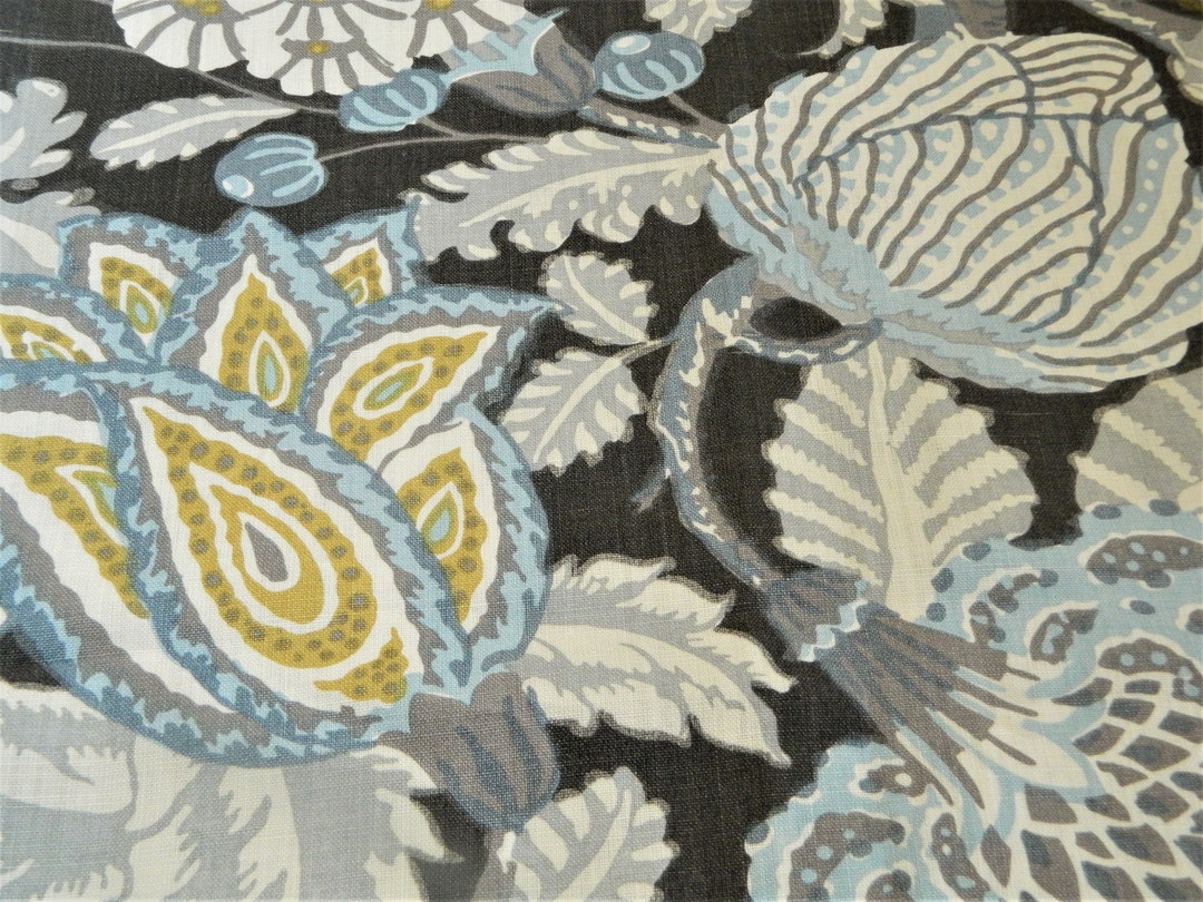 Thibaut Mitford Graydecorative Throw Pillow Cover Jacobean Etsy