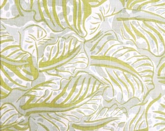 Mille Feuilles Kissenbezug in Pistazie Christopher Farr Cloth Fabric-dekorativer Kissenbezug 100% handbedruckter Leinenstoff einseitig
