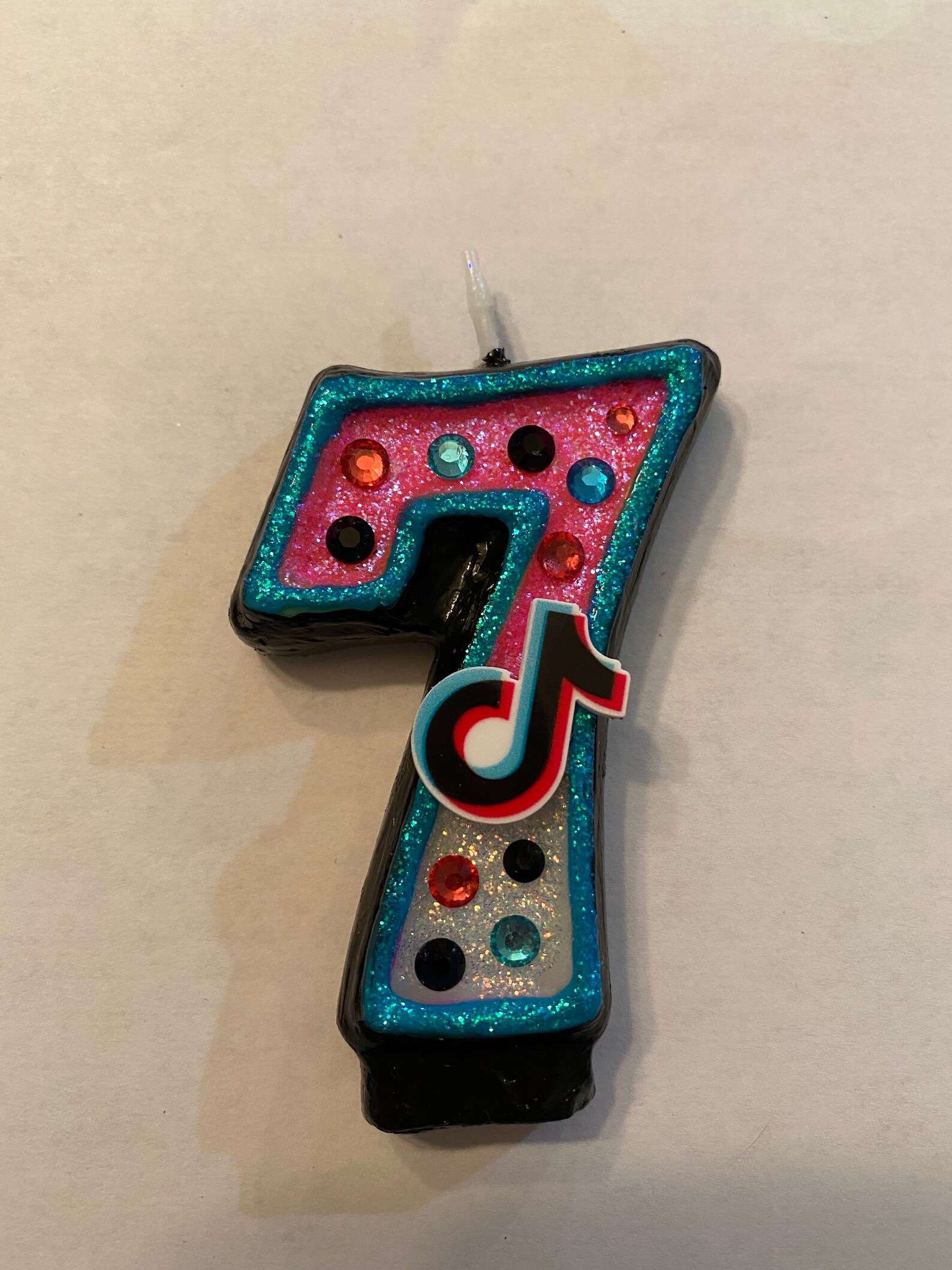 3 inch TikTok birthday candle Custom Etsy