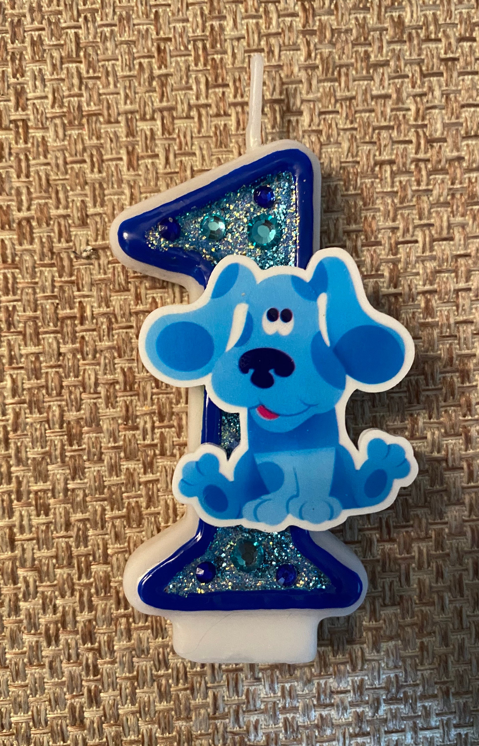 3 Inch Blues Clues Birthday Candle Dog Custom Etsy