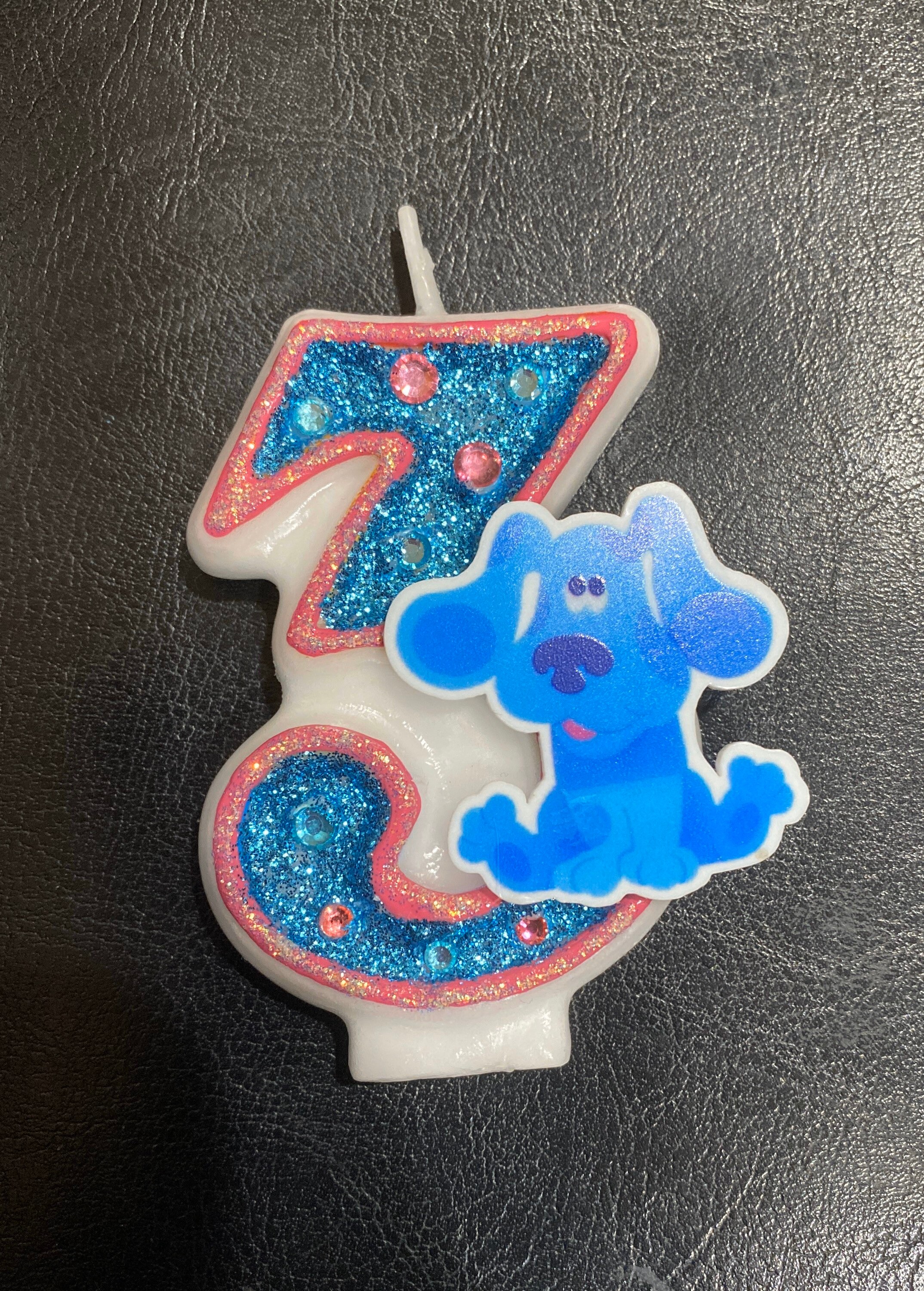 3 Inch Blues Clues Birthday Candle Dog Custom Etsy