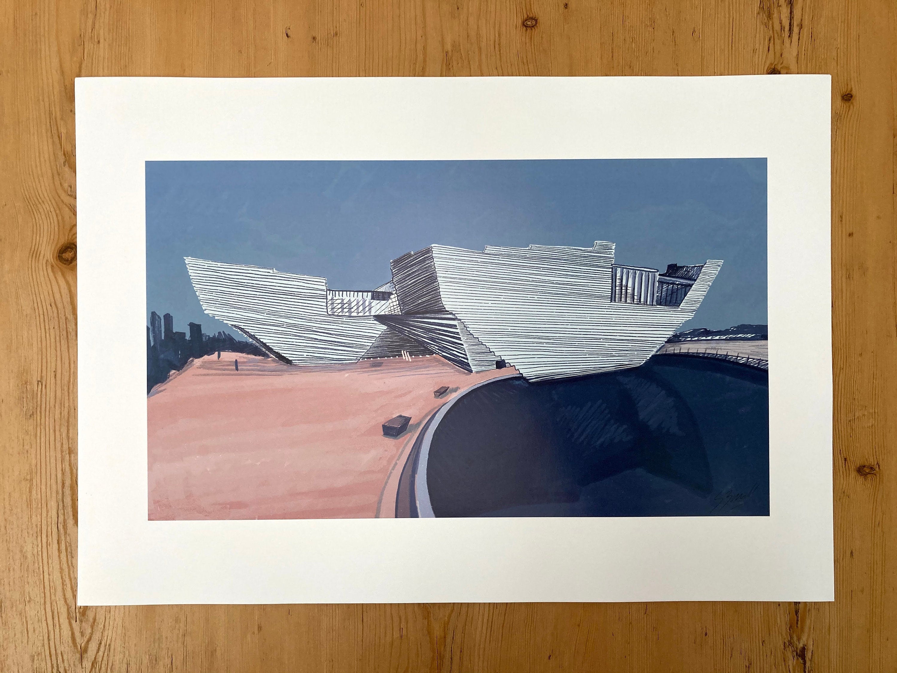 V&A Dundee Art Print Scotland Wall Art Digital Print A3 Etsy Nederland