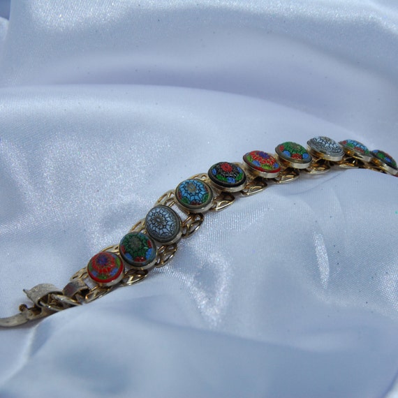 Vintage Faux Mosaic bracelet - image 5