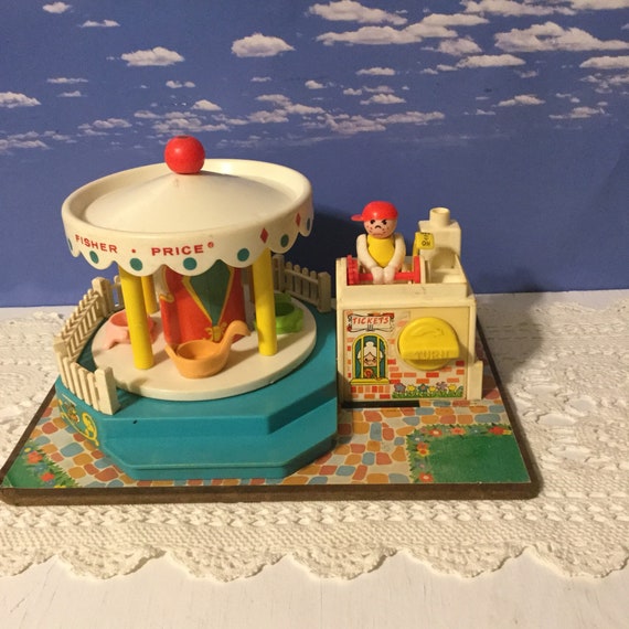 vintage fisher price carousel