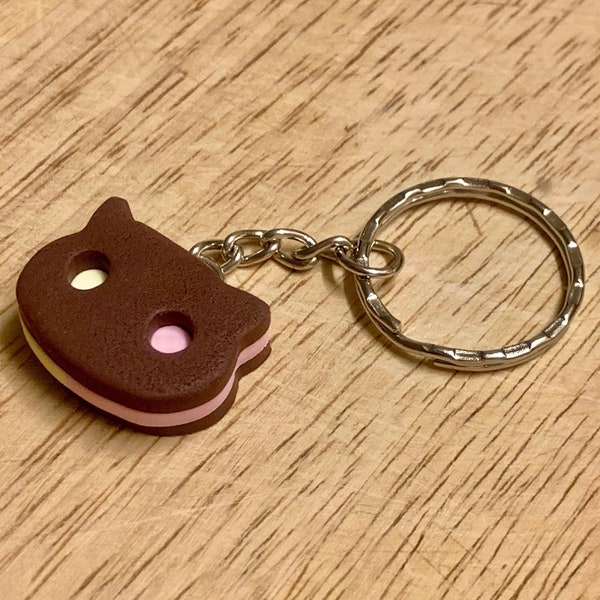 Cookie, Keychain, Cat, Keyring, Charm, Strawberry, Vanilla, Chocolate, Ice Cream, Gift, Magnet, Garnet, Peridot, Cute, Universe, Cosplay, :)