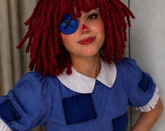 Wearable Ragatha eye button from TADC, for cosplay (Adult Size)