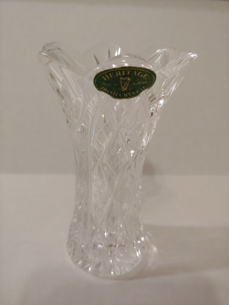 WATERFORD CRYSTAL Bud Vase Etsy