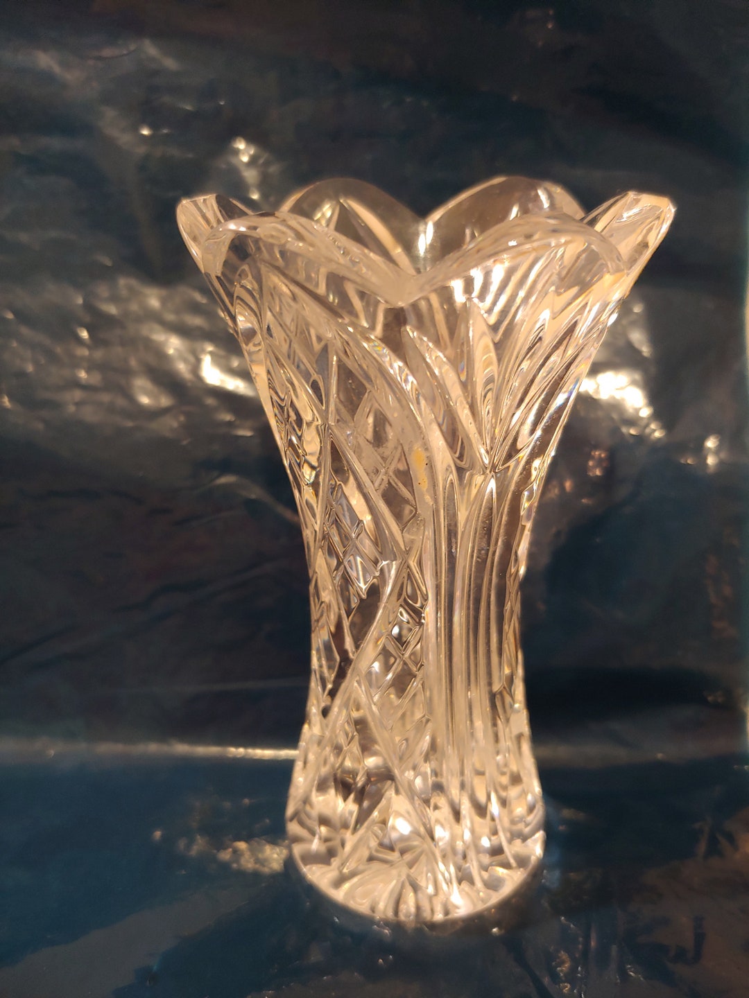 WATERFORD CRYSTAL Bud Vase Etsy