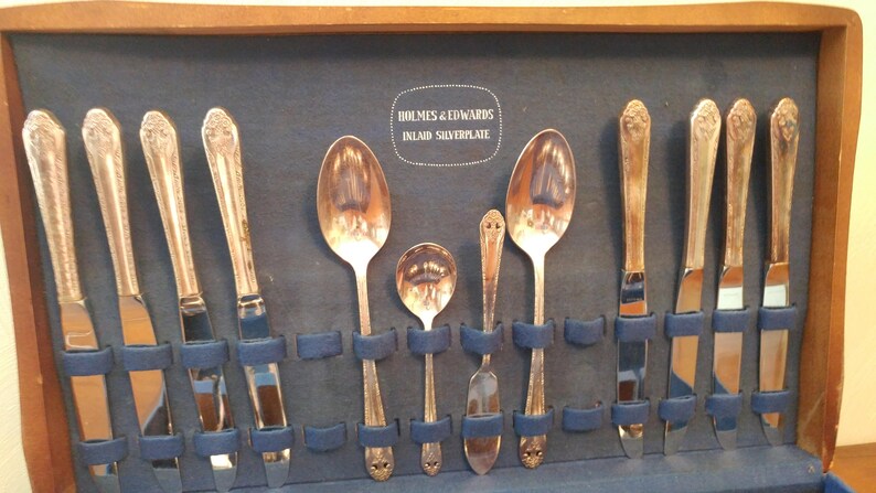 16 Holmes and Edwards Silverplate Lovely Lady Teaspoons Sold Each