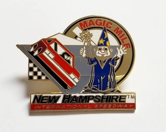 Magic Mile Lapel Pin New Hampshire International Speedway Tack Hat Pin Wizard