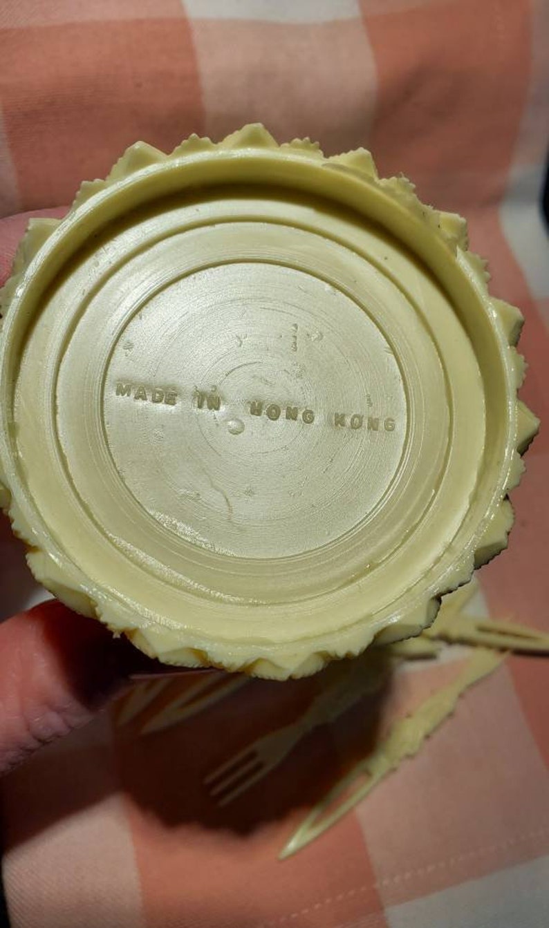 Vintage Plastic Cocktail Picks in Container Lot of 22 Hors Etsy