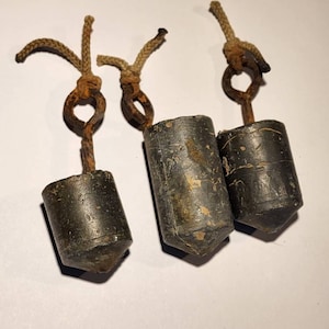 Vintage Lead Weights Duck Decoy Fishing Sinkers