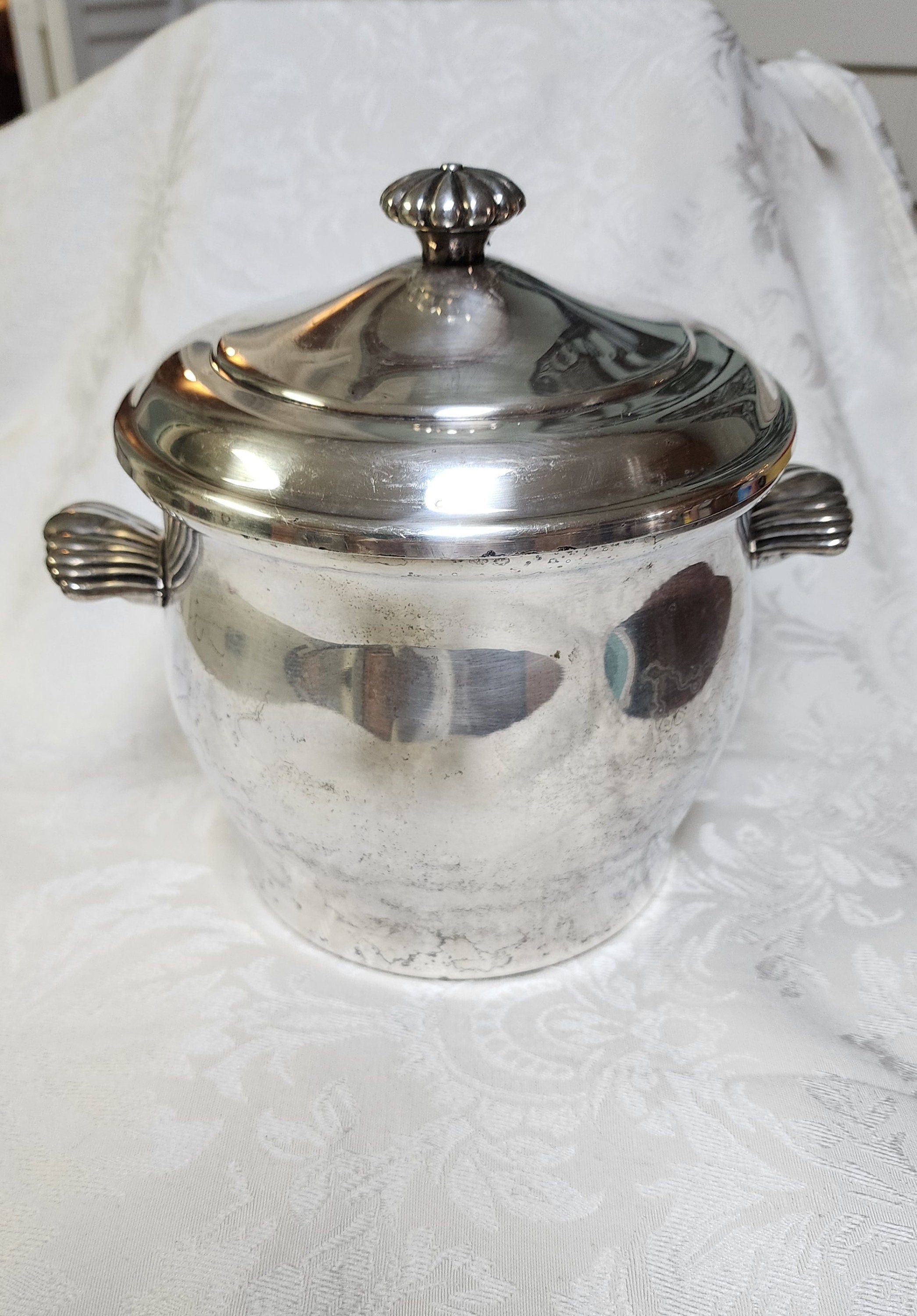 morgan vintage ice bucket ヴィンテージ アイスペール Vintage Mid-Century Modern Blue Ice Bucket by Morgan