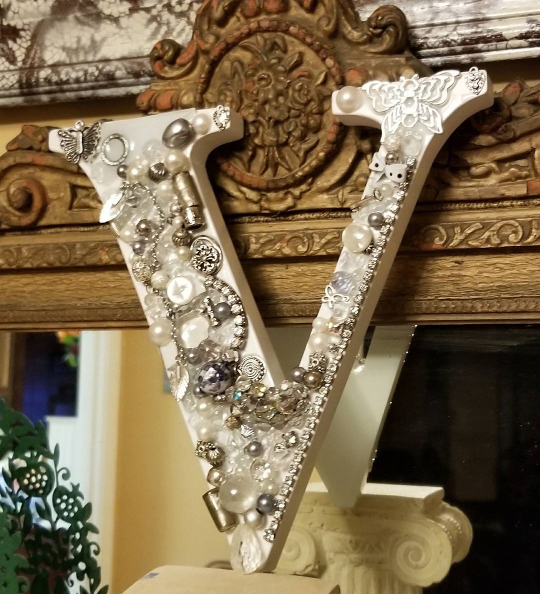 Letter V Mosaic Initial Art Piece/wall Mosaic Collage Art - Etsy Canada