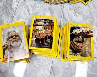 Vintage National Geographic Magazine: speciale edities 1981-1984