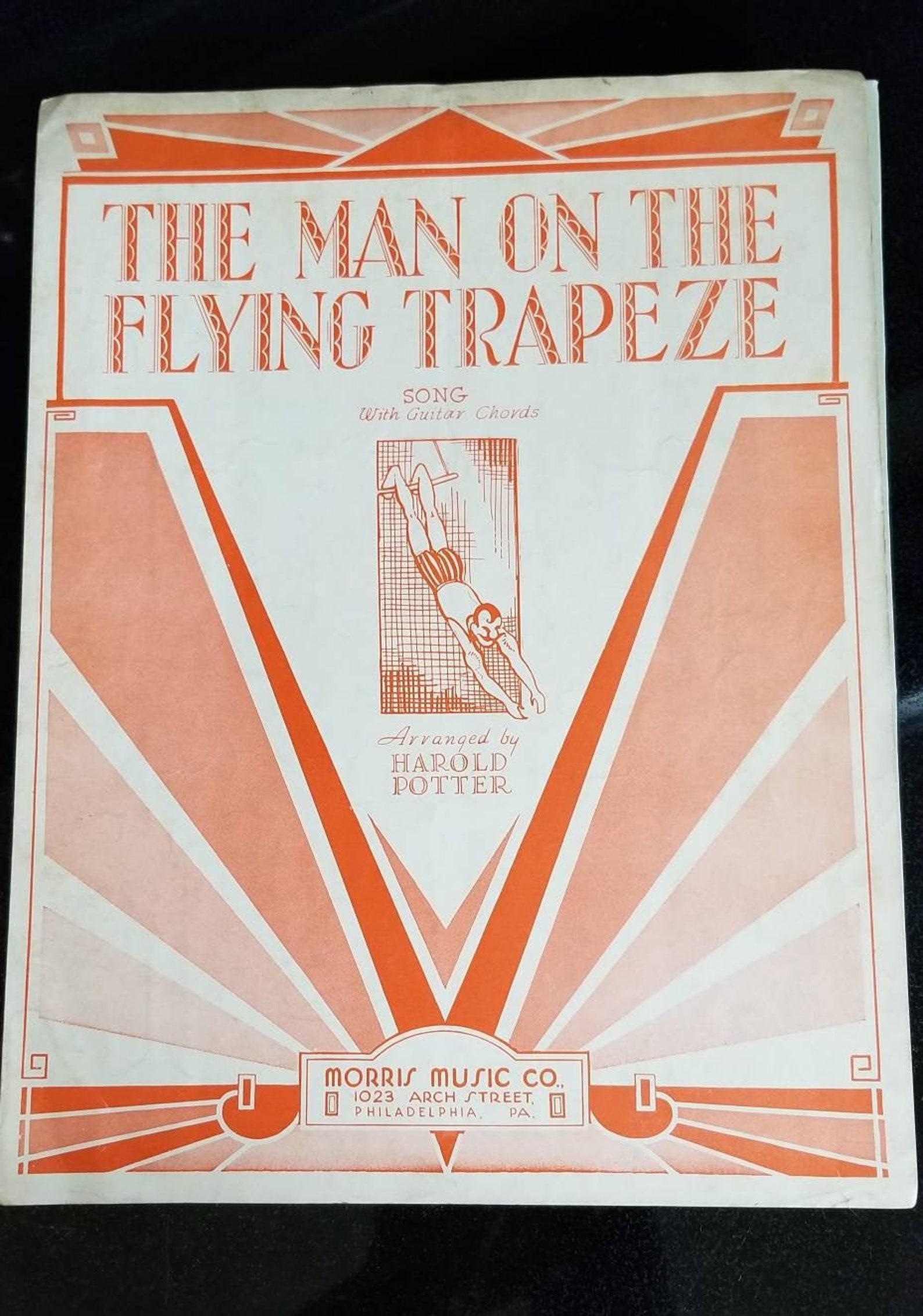 The Man on the Flying Trapeze 1933 Vintage Sheet Music Etsy