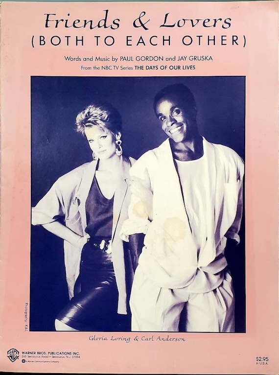 Friends and Lovers Both to Each Other Vintage Sheet Music Etsy