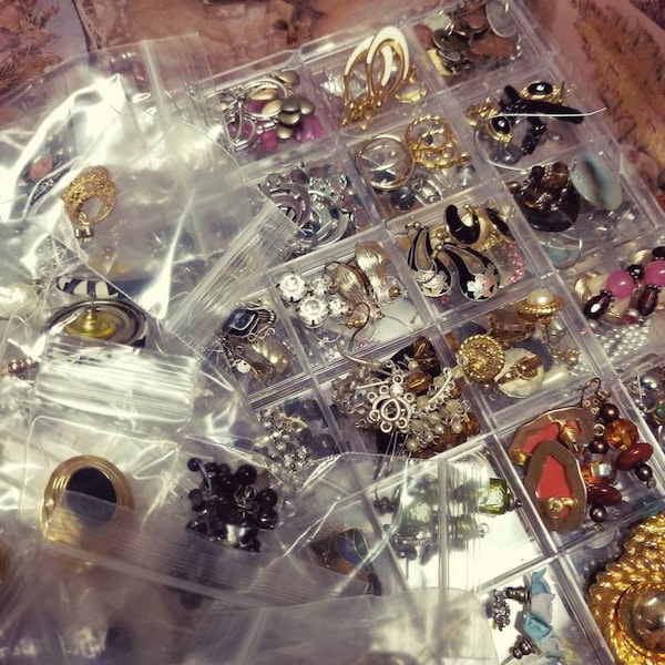 SURPRISE! Vintage Earrings Grab Bag Lot of 4