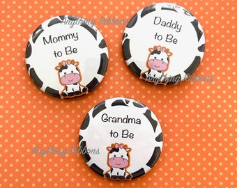 Girl Cow Baby Shower Theme Pins