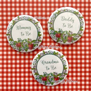Apple Of Our Eye Baby Shower Theme Pins