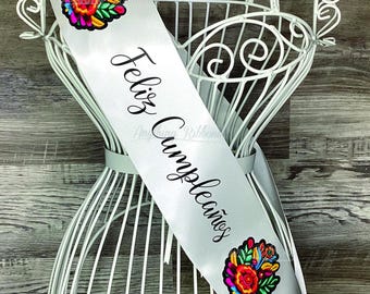 Feliz Cumpleaños Fiesta Sash