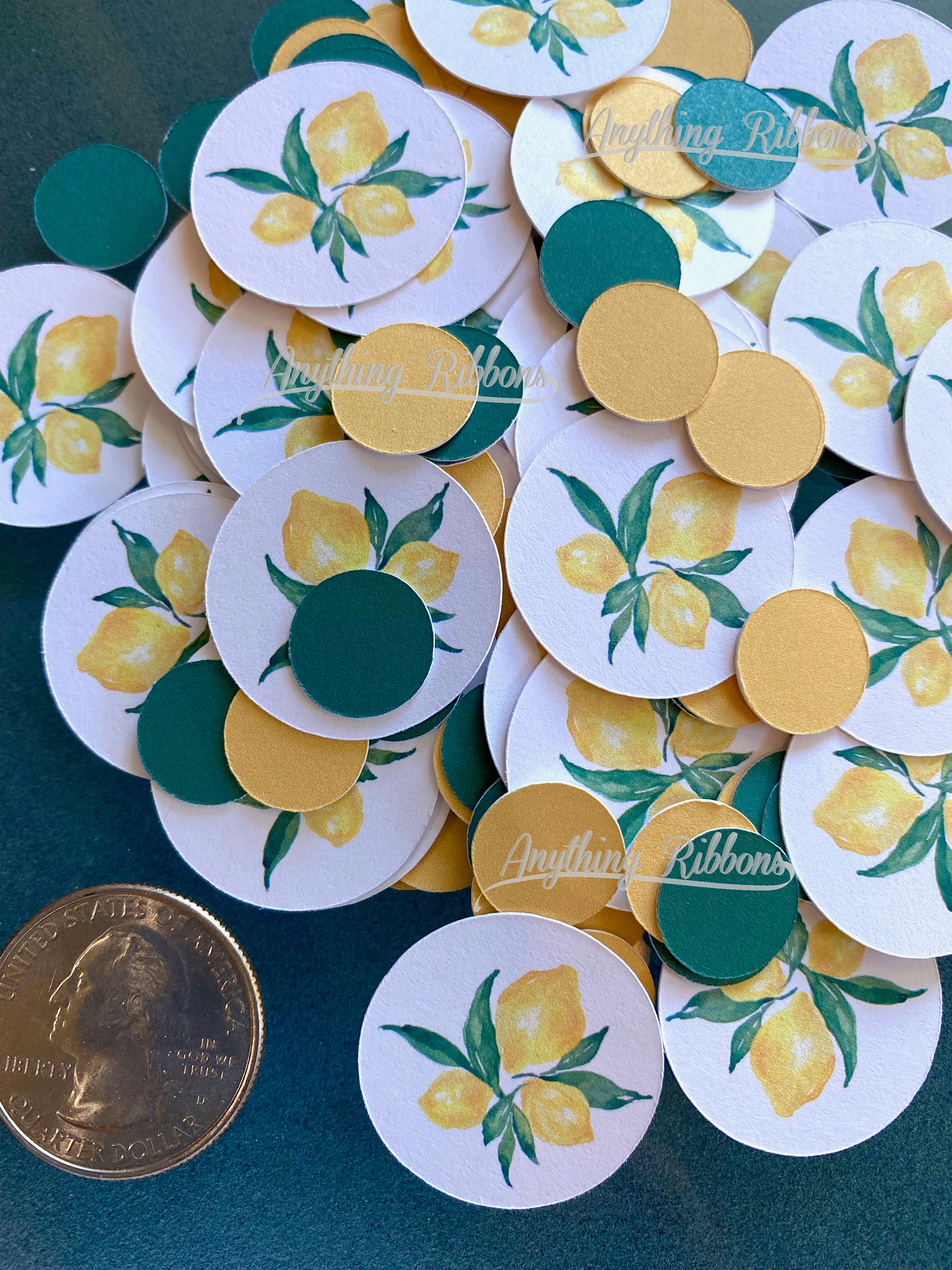 Main squeeze lemon shower confetti