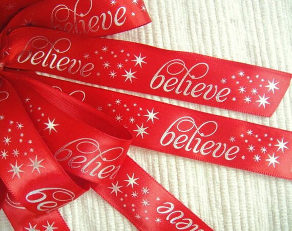7 8 Believe Personalized Continuous Printed Hot Stamped Ribbon. Etsy