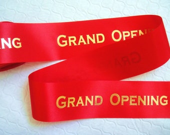Grand Opening Ribbon