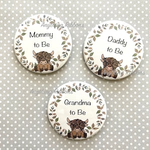 Highland Cow Baby Shower Theme Pins