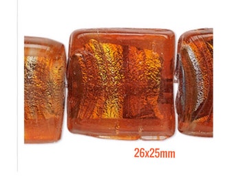 Square Beads 1.8mm Miyuki Square Beads SB18-2651 Fuchsia Lined Aqua 10 grams diy beads