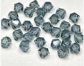 Indian Sapphire Bead Swarovski Crystals,Crystal Bicone Beads, Blue Austrian Crystal Beads,Swarovski Beads, ships from USA #217