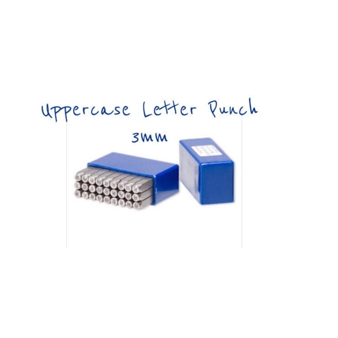 Uppercase Letter Punch Steel Tool Set, Metal Stamping Kit, Uppercase ...