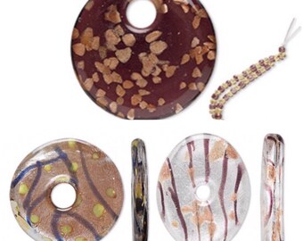 Hanger met groot gat Donut, hanger met één glas, hanger met groot gat, Ships USA